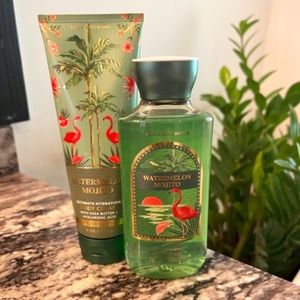 BBW Watermelon Mojito Shower Gel and Body Cream Duo - NEW